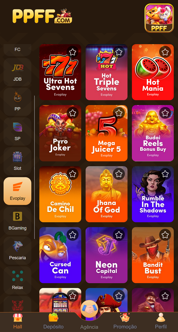 ppff.com participe de dinâmico jogo